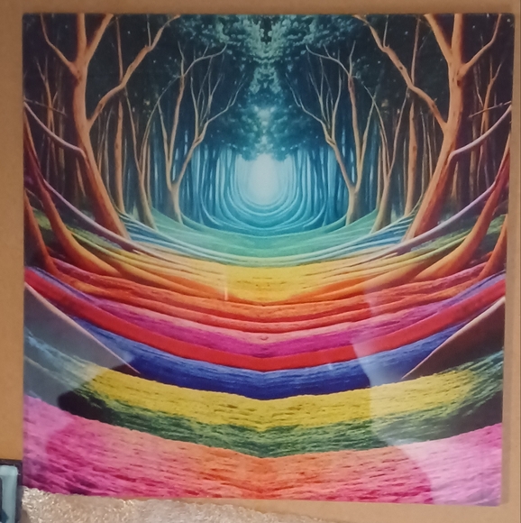Colorful Forest‎ Path Wall Art - Picture 1 of 2